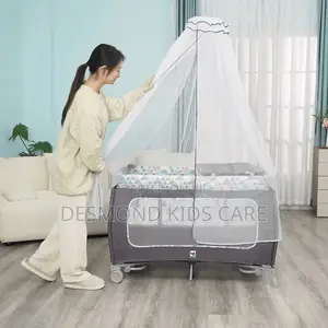 Baby’S Foldable Cot With Net
