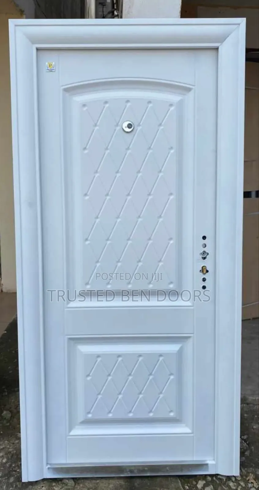 Paladin Turkey White Security Rough Door For Residential Use