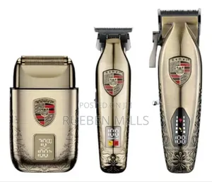 Multipurpose Three in One Full Set Barbering Machine Hair Clipper