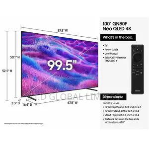 Samsung 100-inch 4k Neo Qled Qn80f Ai Tv