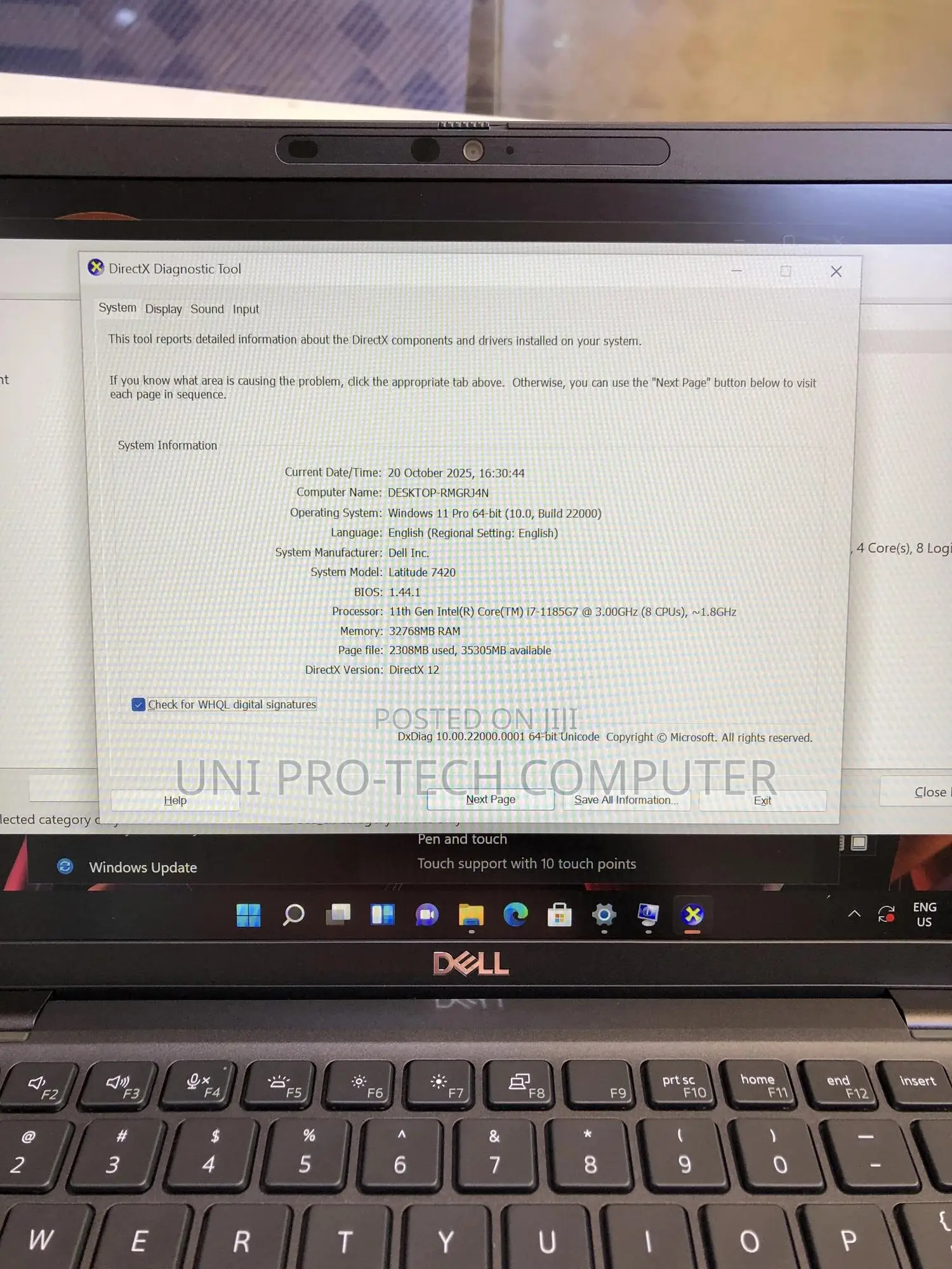 New Laptop Dell Latitude 7420 32GB Intel Core I7 SSD 512GB