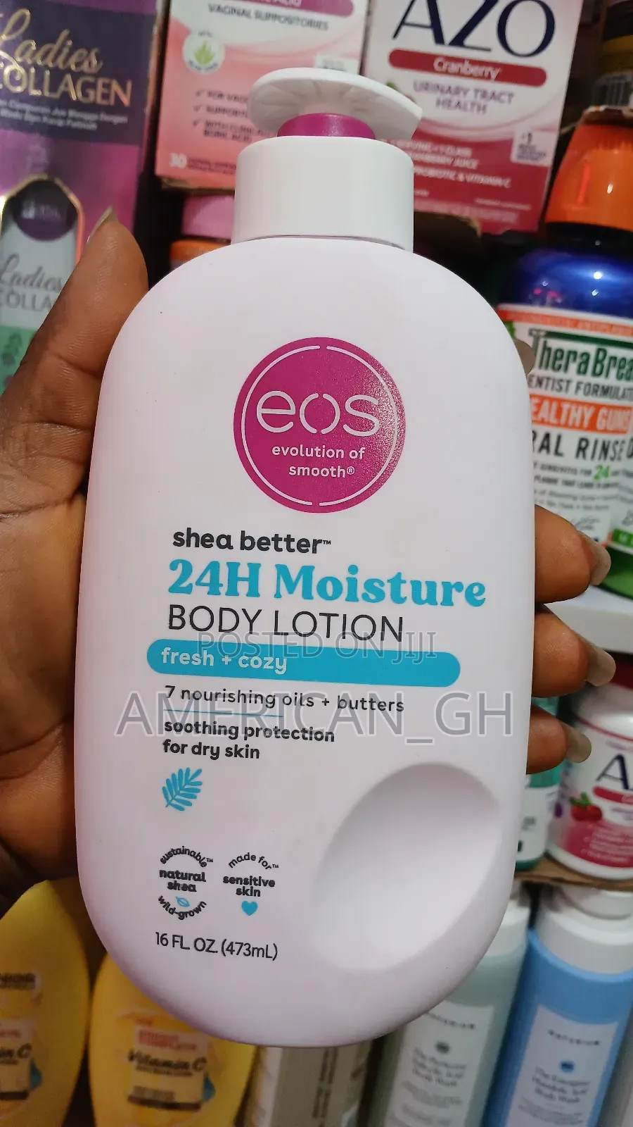 Eos Shea Butter 24h Moisture Body Lotion
