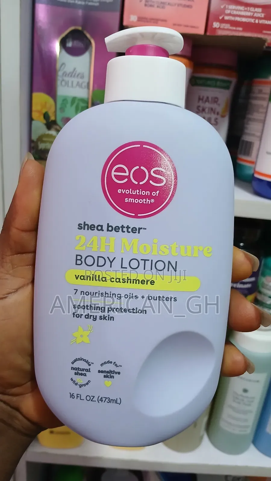 Eos Shea Butter 24h Moisture Body Lotion