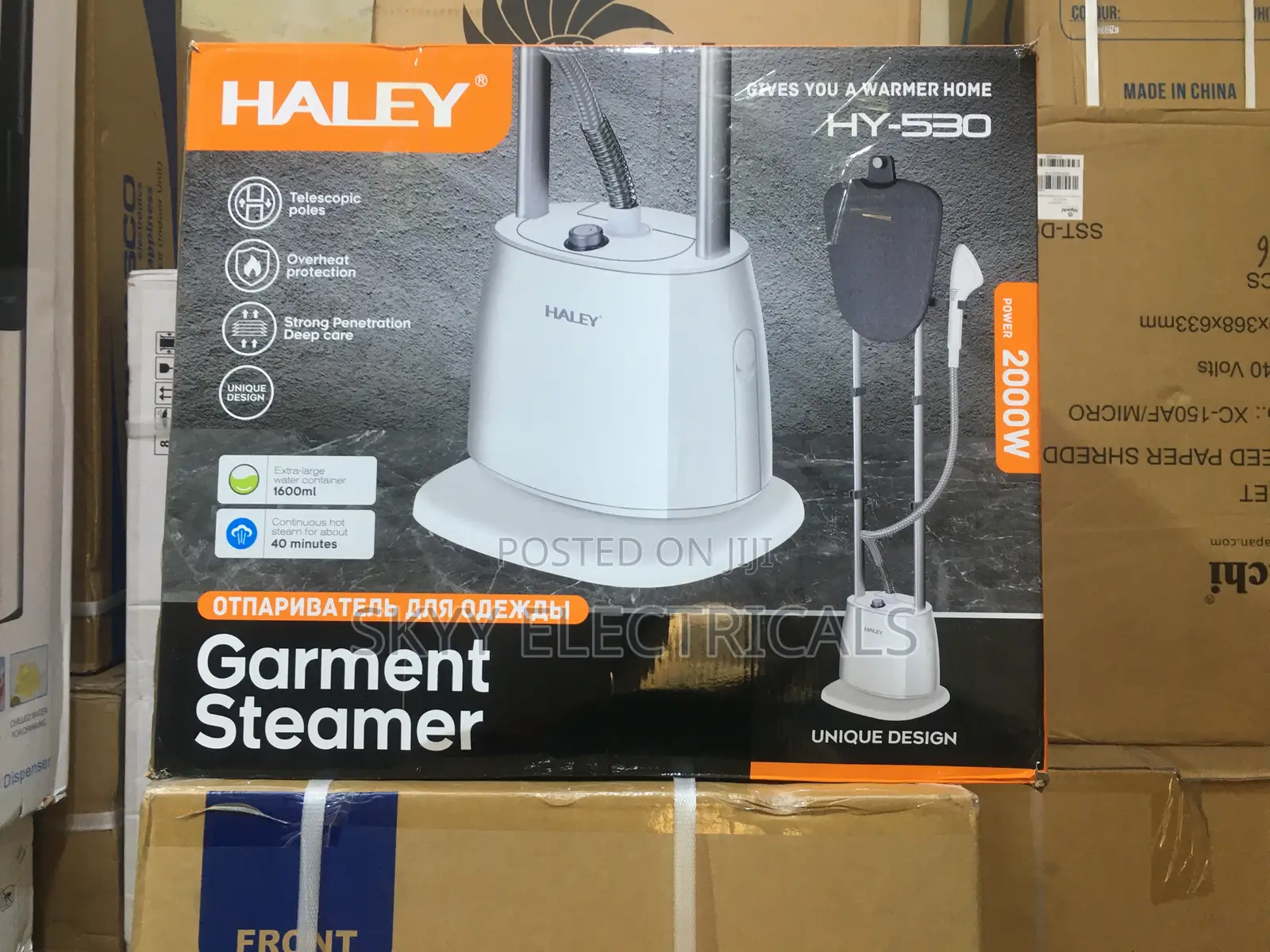 Hy-530 Haley 2000watts Garment Steamer