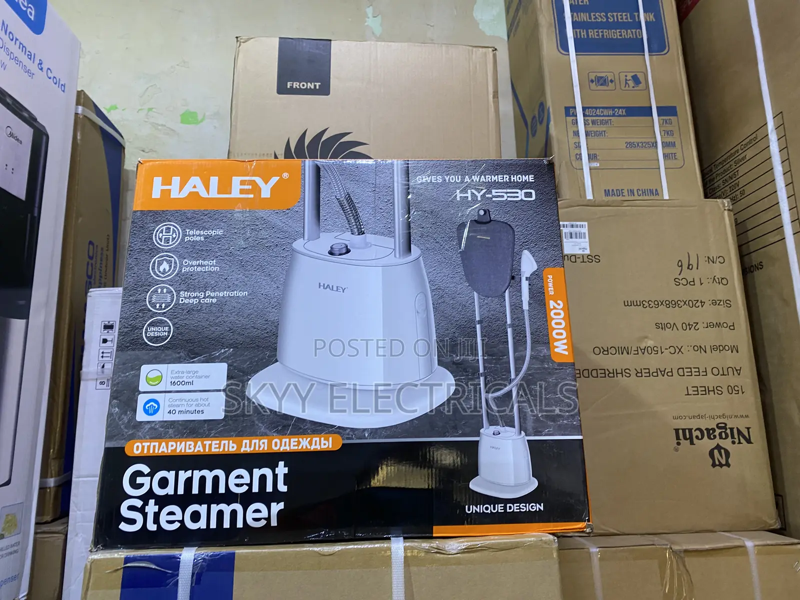 Hy-530 Haley 2000watts Garment Steamer