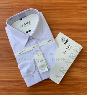 White Arare Long Sleeves Shirts,(Office Shirts)