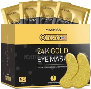  Gold Under Eye Patches (50 Pairs), Eye Mask, Collagen Skin Care