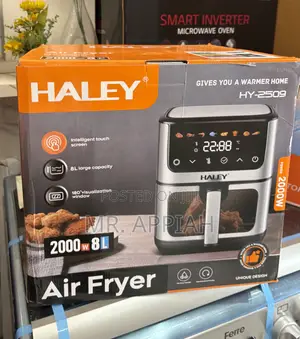 Newly in Stock Haley-Hy-2509 2000watt Electric Air Fryer(Black).
