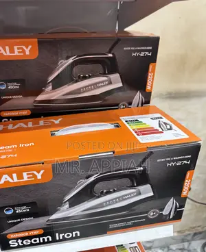 Brand New Haley-Hy-274 Steam Iron(2200watt)White 