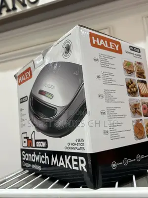 Fabulous 6 in 1 850 Watts Haley Hy-1028 Electric Sandwich Maker
