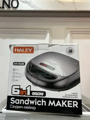 Shop Elegant Electric 850 Watts Sandwich Maker Hy-1028___ Haley 6 in 1