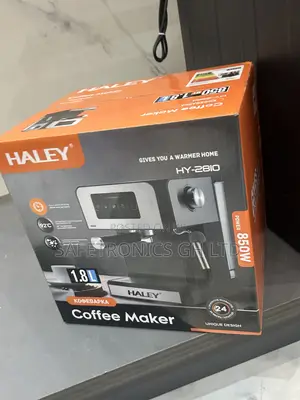 Try Classic Haley Black 850 Watts Hy-2810 1.8 Watts Coffee Maker