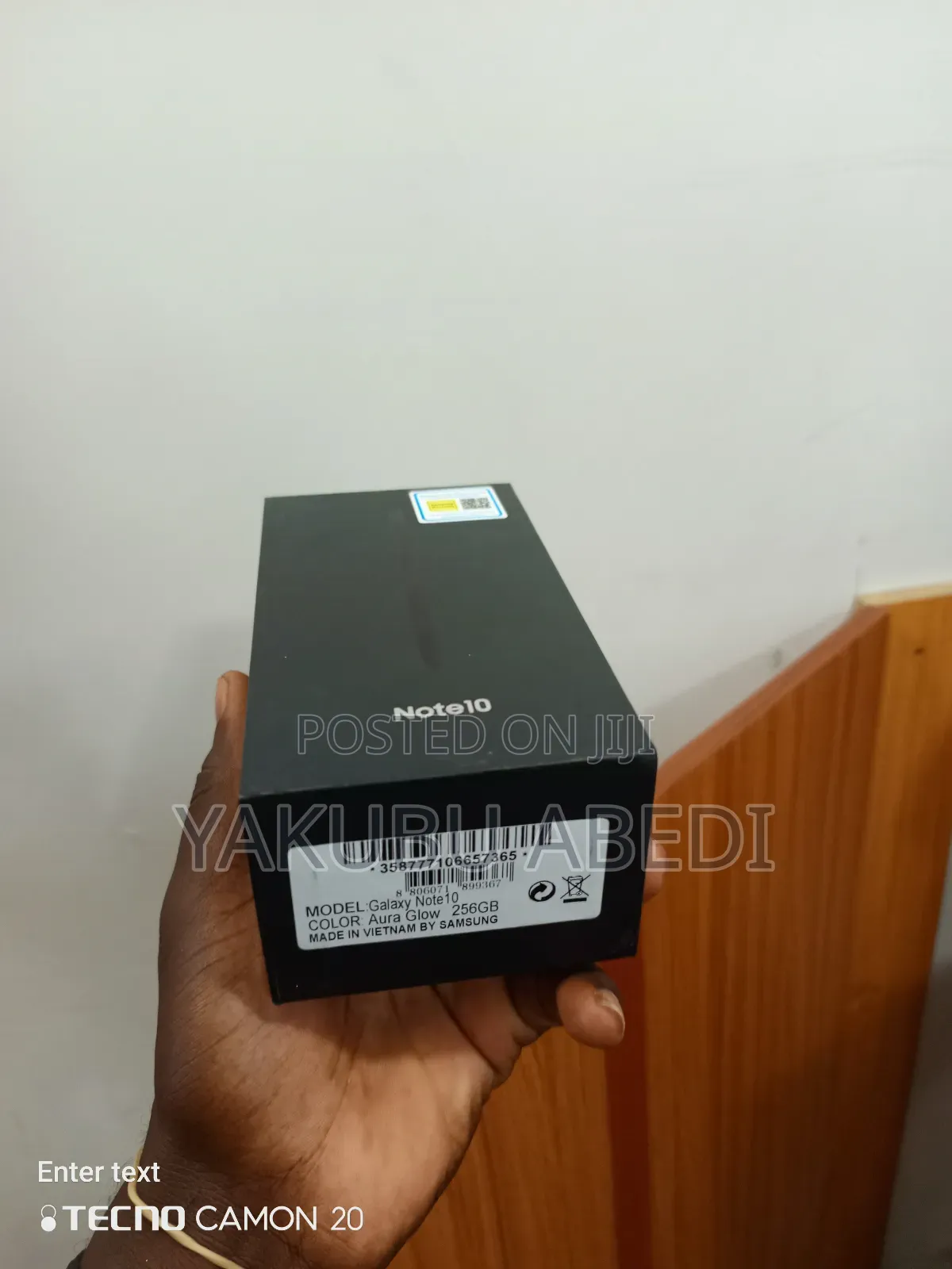 New Samsung Galaxy Note10 256 GB Black