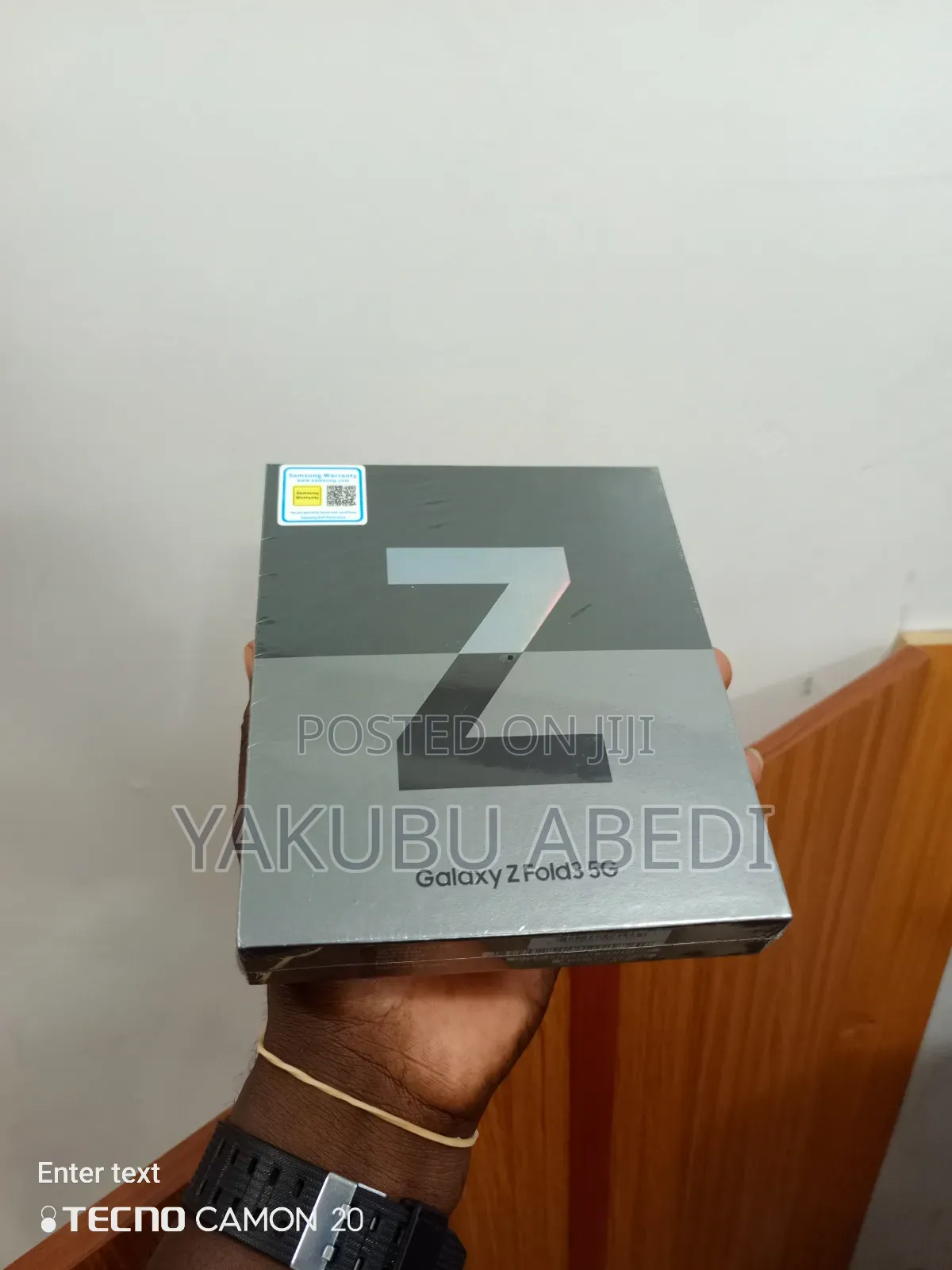 New Samsung Galaxy Z Fold 3 256 GB Black