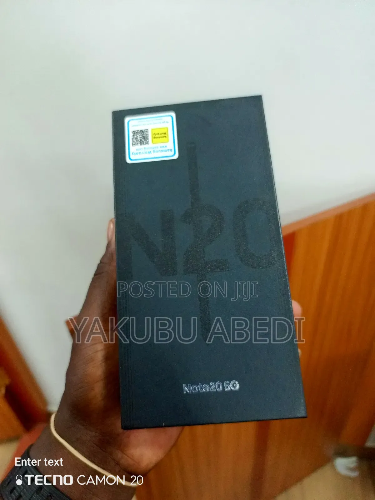 New Samsung Galaxy Note 20 5G 128 GB Black