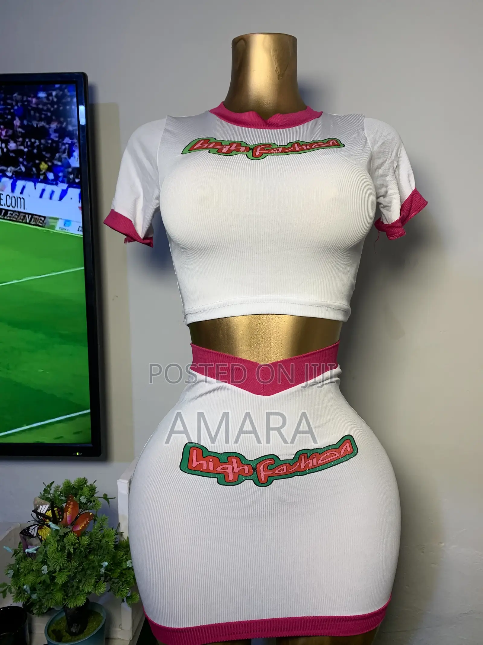 Two Pieces Ladies Dress