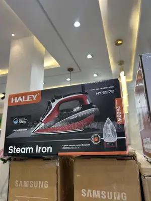 Most Reliable Haley Hy-2072 2600w Steam Iron (Red)