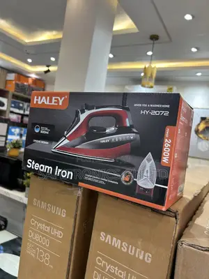 Fresh in Box Haley Hy-2072 (Red) Steam Iron 1600 Watts