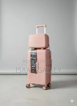 Two Set 20" Anticrake Luggages With Cosmetic Bag
