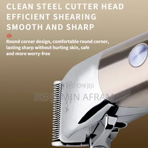 Super 2 in 1 Rechargeable Hair Clippers Km-1733