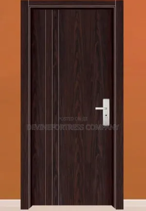 Wooden Metal Bedroom Door Brown for All Buildings