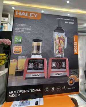 Sealed Unique 2 in 1 5500 Watts Haley Hy-982 Electric Blender