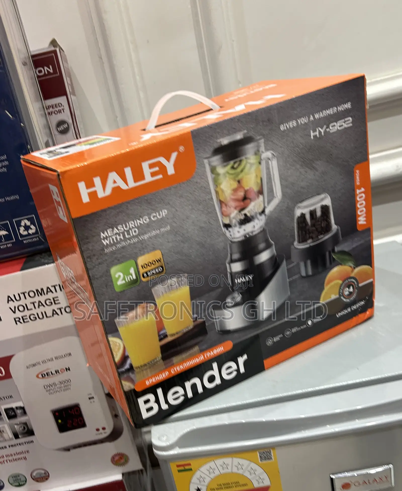 Authentic Hy-962 1.5 Liters Haley 1000 Watts Electric Blender