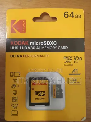 Kodak Mobile Memory Card 64gb Storage High Speed for Digital Devices