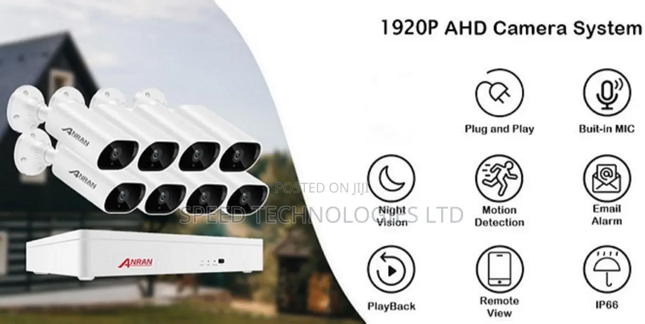 5 Mp 8 Channels CCTV Camera Kit