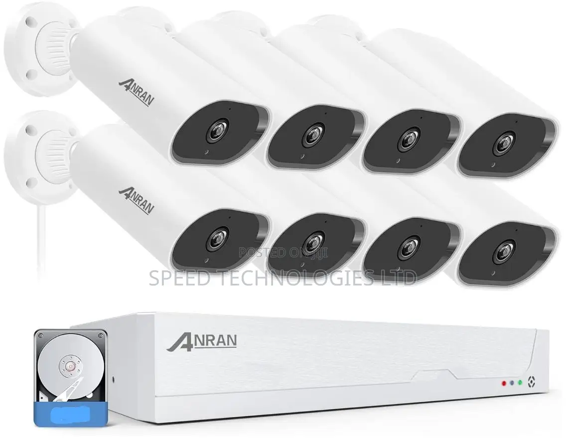 5 Mp 8 Channels CCTV Camera Kit