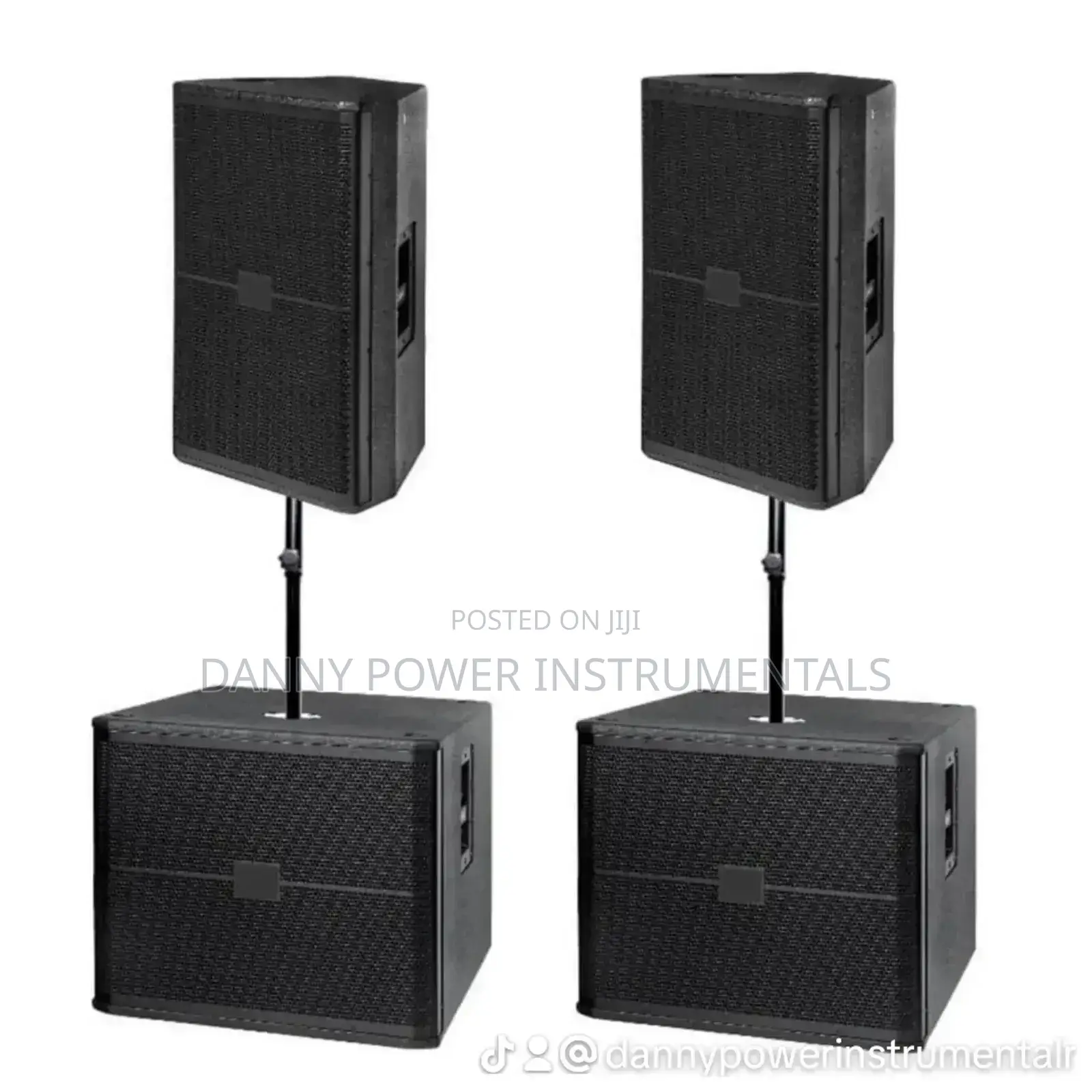 15" Speaker With Horn Tutor and 18"Sub With High Loud Sound and Two