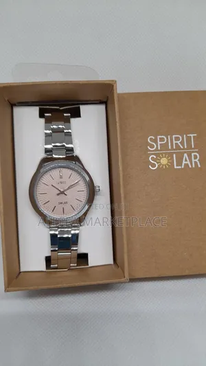 Spirit Solar Women's Silver Chain Watch