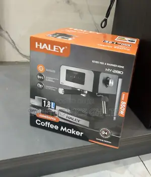 Affordable Grey 850 Watts Haley Electric Coffe Machine 1.8l Hy-2810