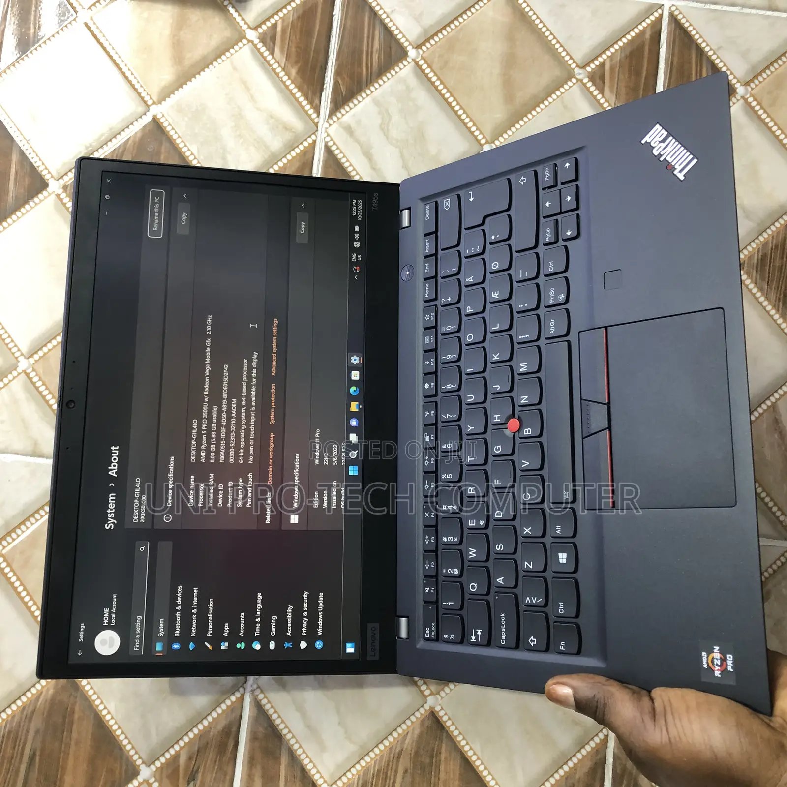 Laptop Lenovo ThinkPad T495s 8GB AMD Ryzen 5 SSD 256GB
