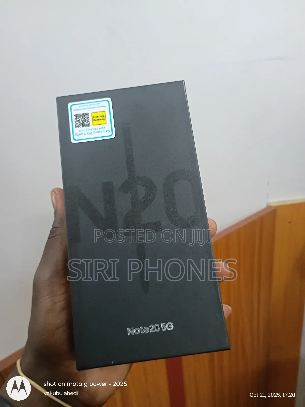 New Samsung Galaxy Note 20 5G 256 GB Green