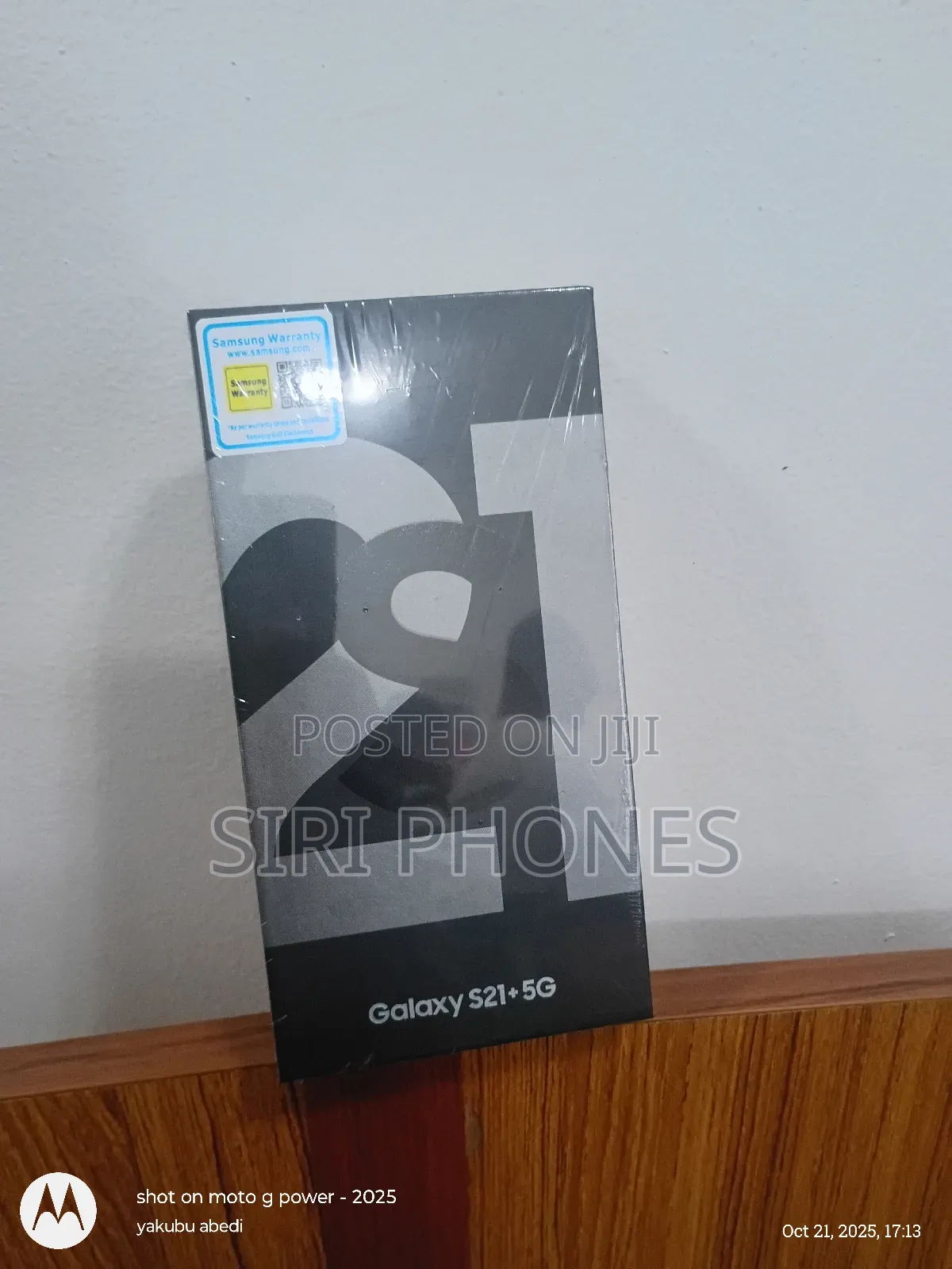 New Samsung Galaxy S21+ 5G 256 GB Black