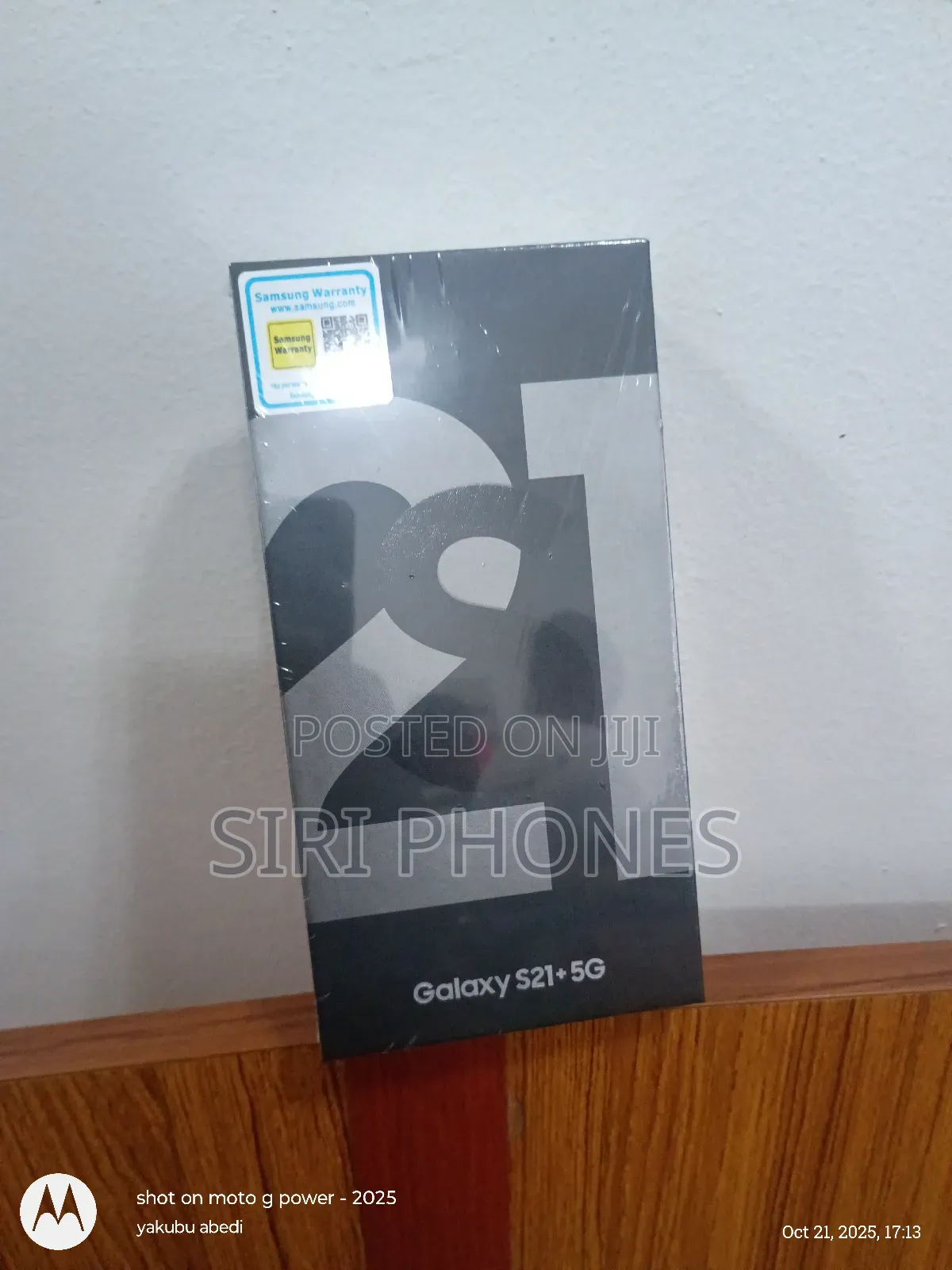 New Samsung Galaxy S21+ 5G 256 GB Black