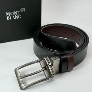 Leather Men’S Reversible Belts in Box