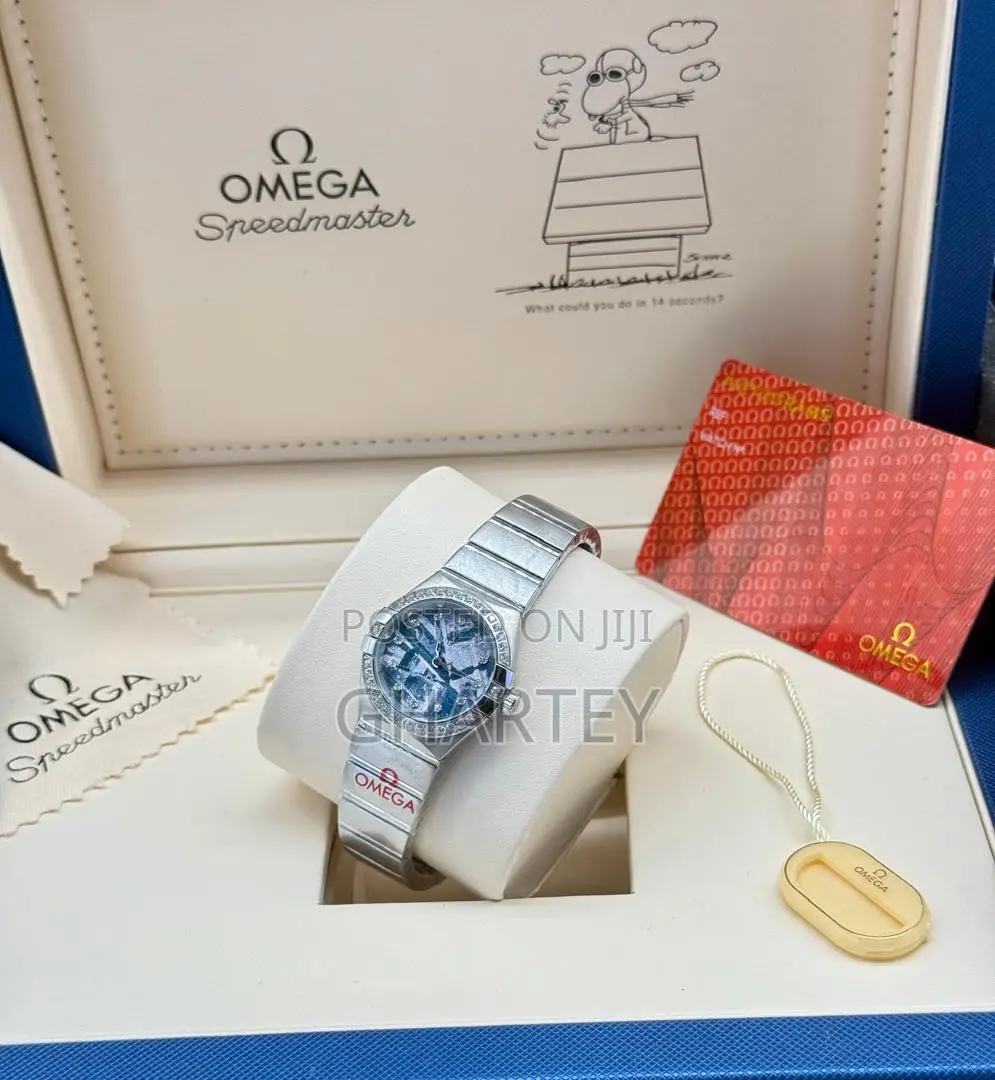 Ladies Omega Constellation Diamond Watch - 6 Images Displayed