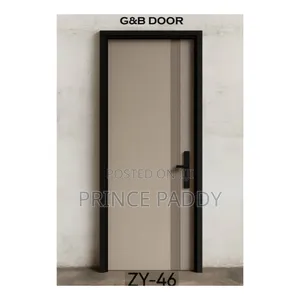 Wooden Door With Frame And Handle Is Available