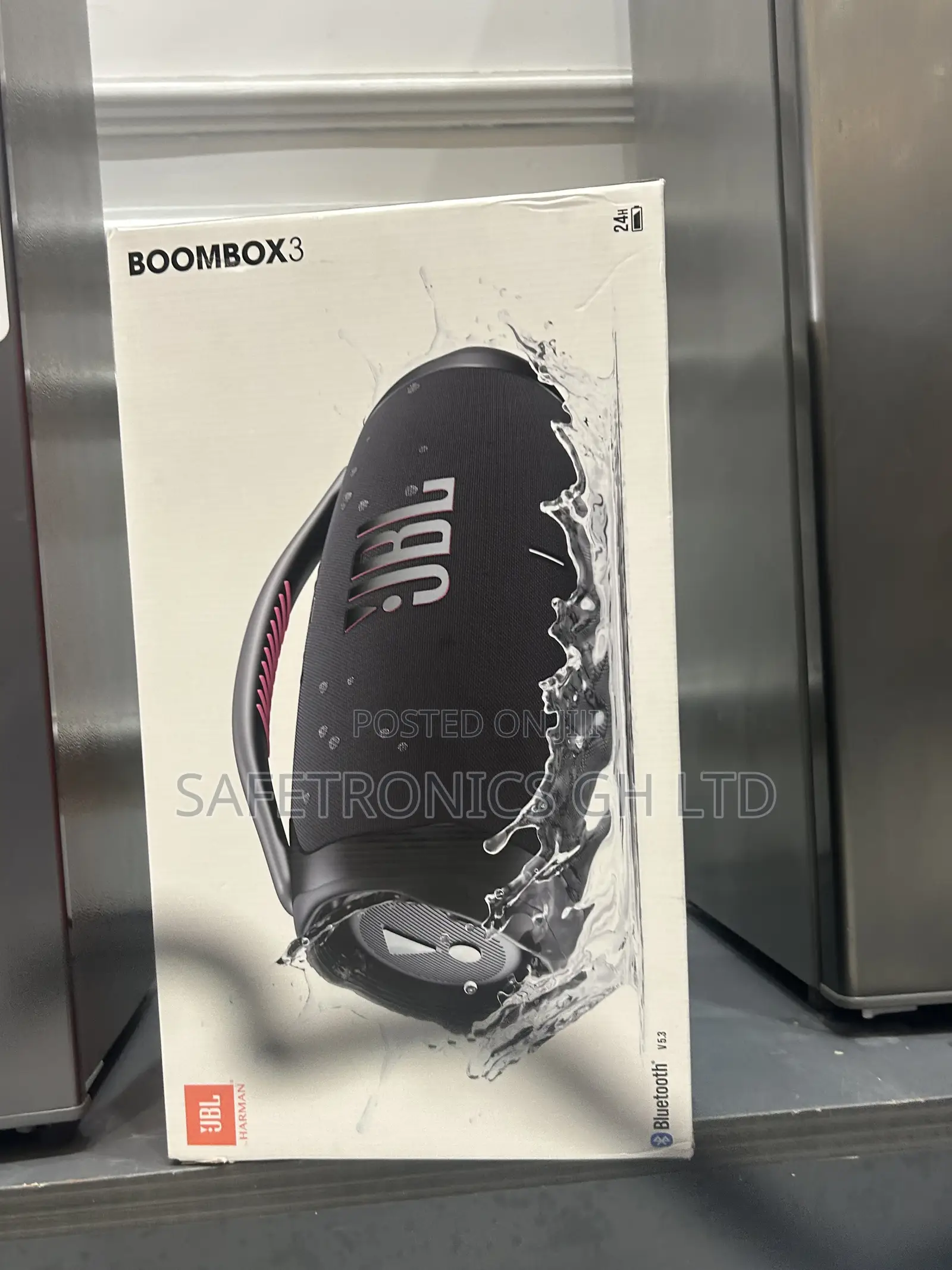 Unique (Black) JBL Boombox 3 Bluetooth Wireless Speaker