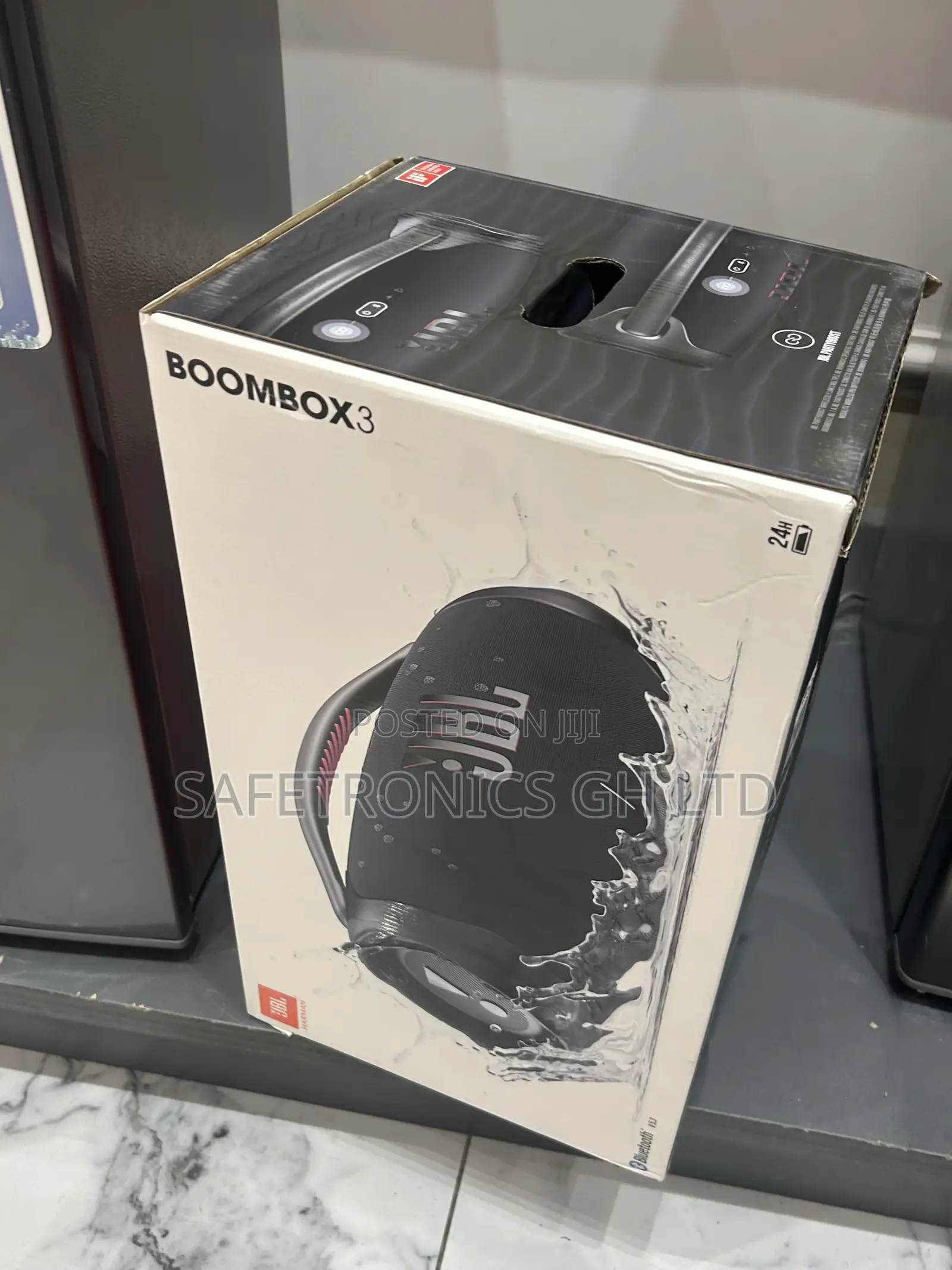 Newly Boxed • Bluetooth Wireless JBL Boombox 3 (Black) Speaker