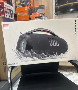 Reliable Neat Wireless JBL Bluetooth (Black) •• Boombox 3 Speaker