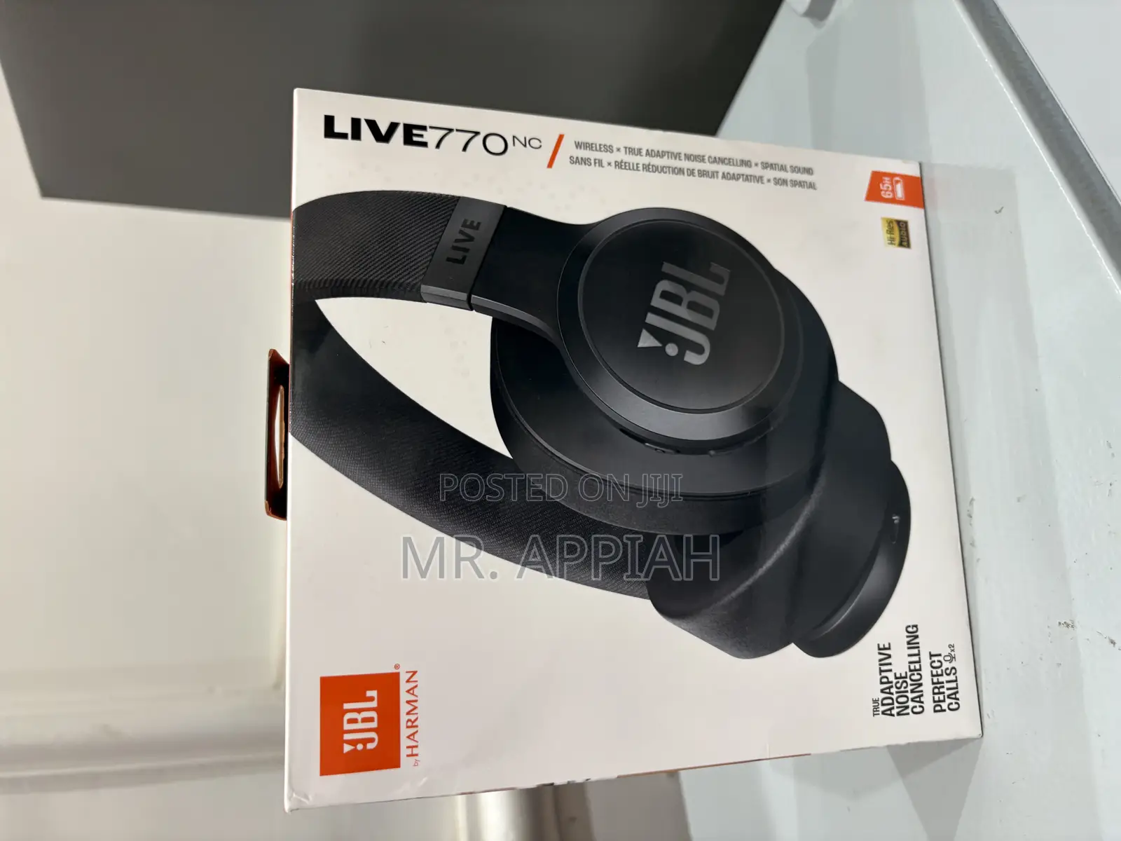 Over Ear JBL Live 770 Premium Wireless Bluetooth Headphone.