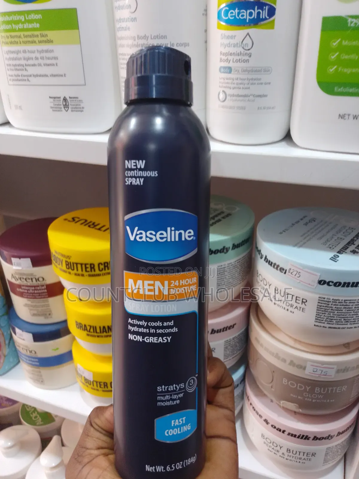 Vaseline Men Spray Lotion