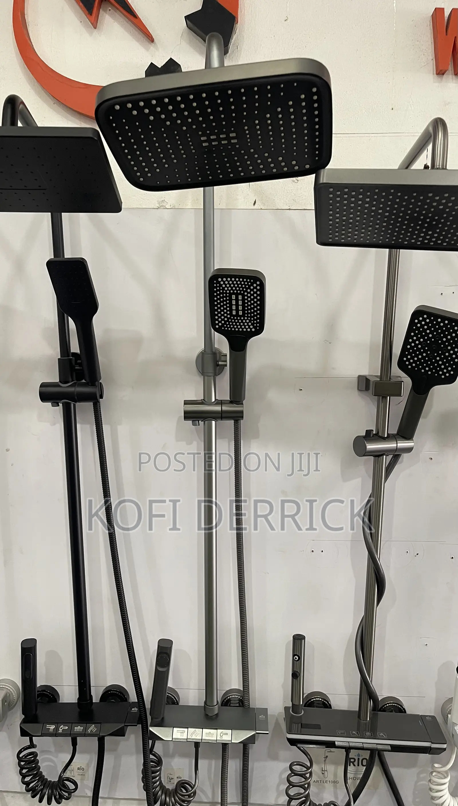 Silver 4in1 Shower - Hot and Cold Shower