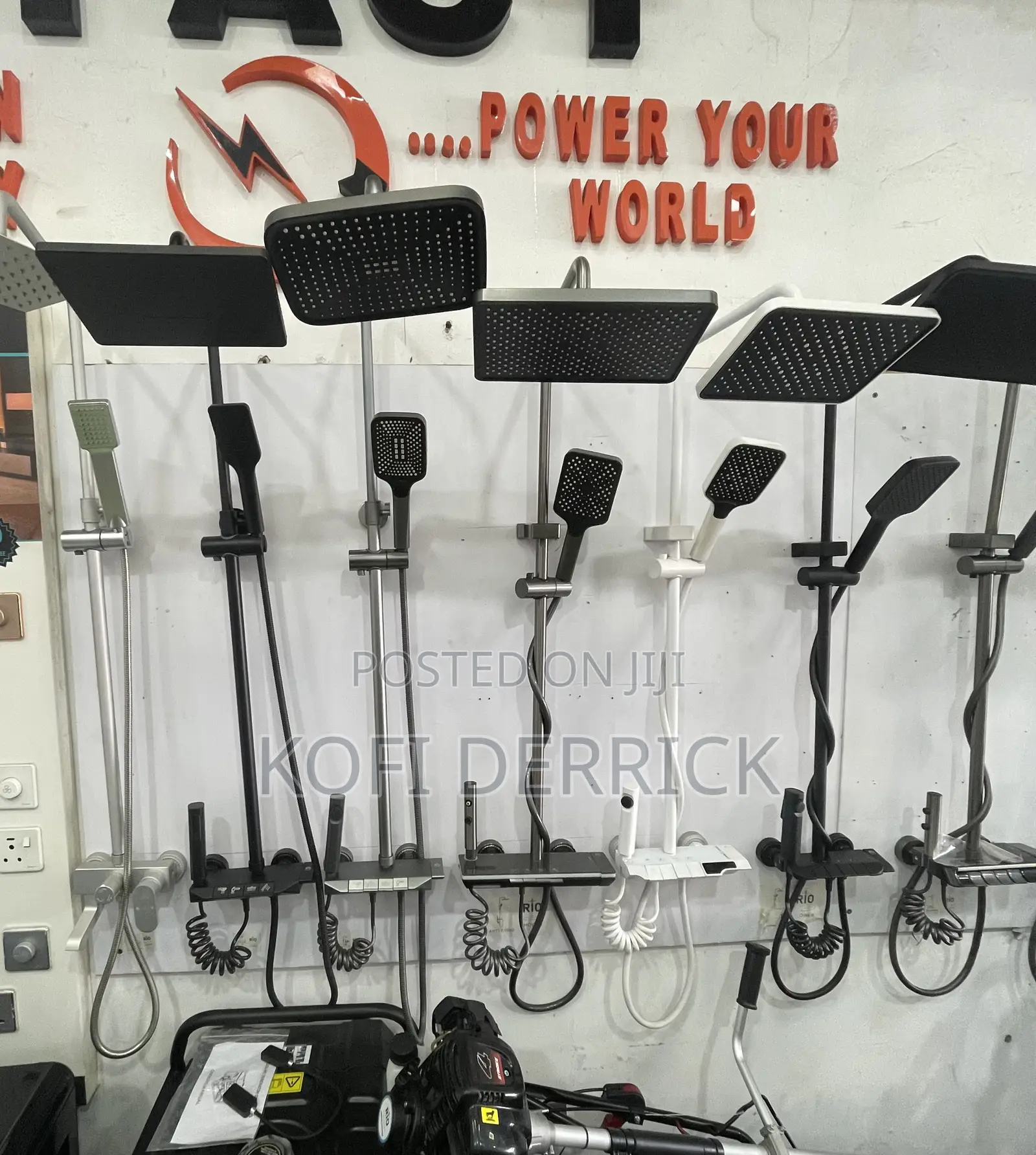 Silver 4in1 Shower - Hot and Cold Shower