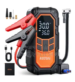 Astroai S8 Air Nano Jump Starter / Tire Inflator / Power Bank From Usa