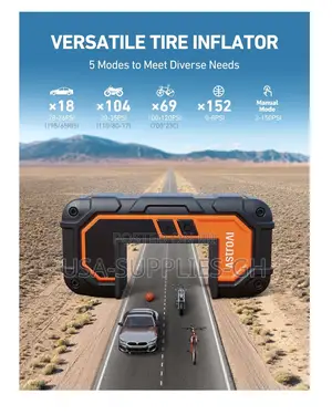 Astroai S8 Air Nano Jump Starter / Tire Inflator / Power Bank From Usa