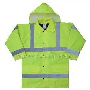 Reflective Cold Room Safety Jacket Waterproof With Hood